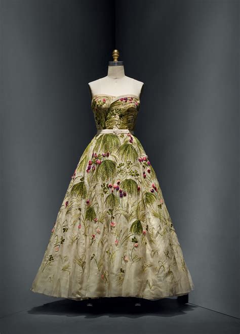 dior flower dress|christian dior evening dress.